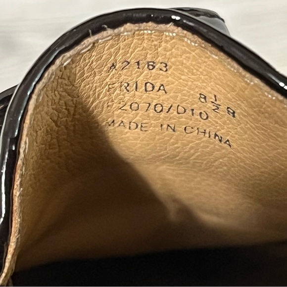 Coach FRIDA Slip on Loafers 8.5 Signature Monogram Logo Brown - Picture 5 of 14